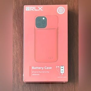 New in sealed box, red RLX Battery Case